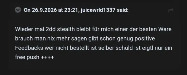 Rückmeldung eines Kunden via Forum