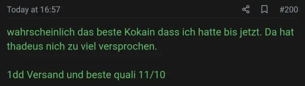 Rückmeldung eines Kunden via Forum