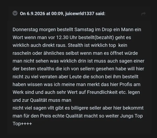 Rückmeldung eines Kunden via Forum