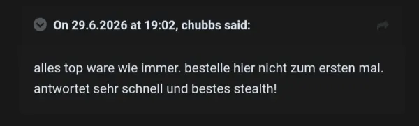 Rückmeldung eines Kunden via Forum