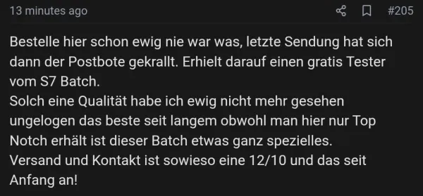Rückmeldung eines Kunden via Forum