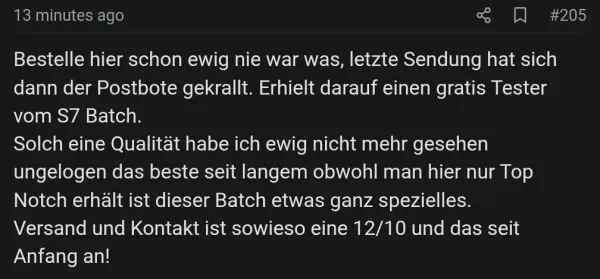 Rückmeldung eines Kunden via Forum