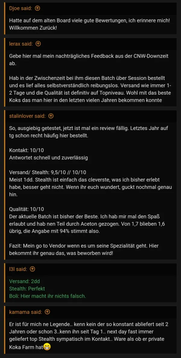 Rückmeldung eines Kunden via Forum