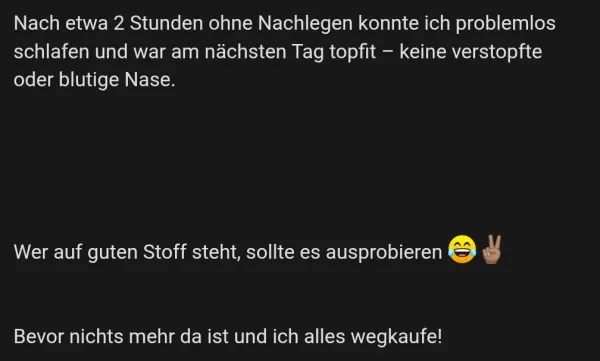 Rückmeldung eines Kunden via Forum