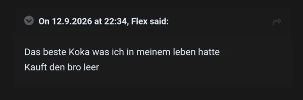 Rückmeldung eines Kunden via Forum